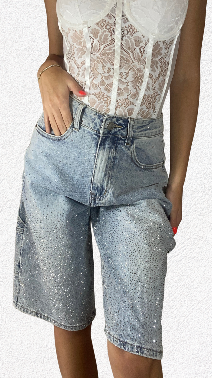 bermuda con strass